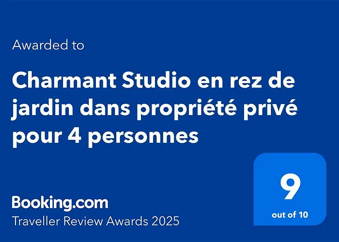 Charmant Studio En Rez De Jardin Dans Propriete Prive Pour 4 Personnes